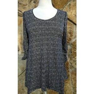Philosophy Republic Clothing Tunic S Black & White
